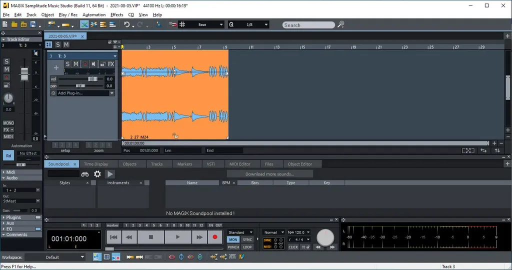 MAGIX Samplitude Music Studio