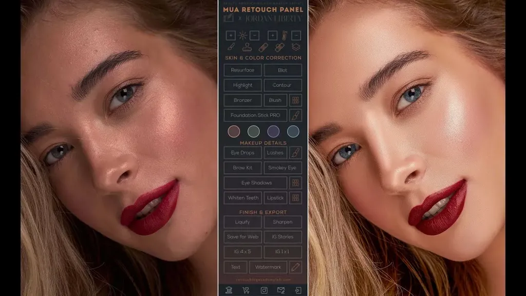 MUA Retouch Panel for Adobe Photoshop 2