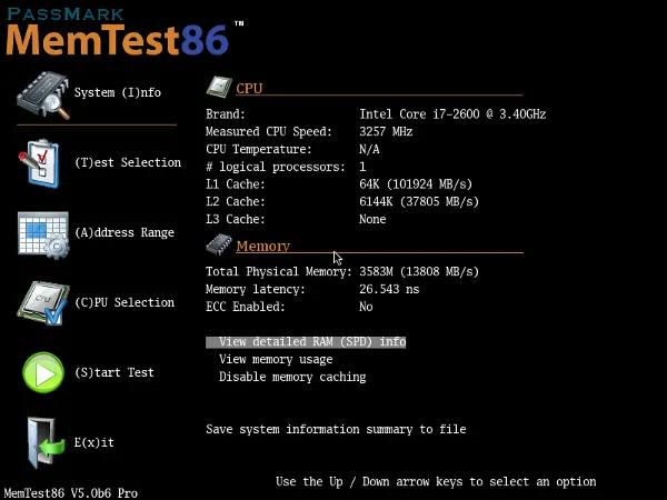 Memtest86 Pro 1