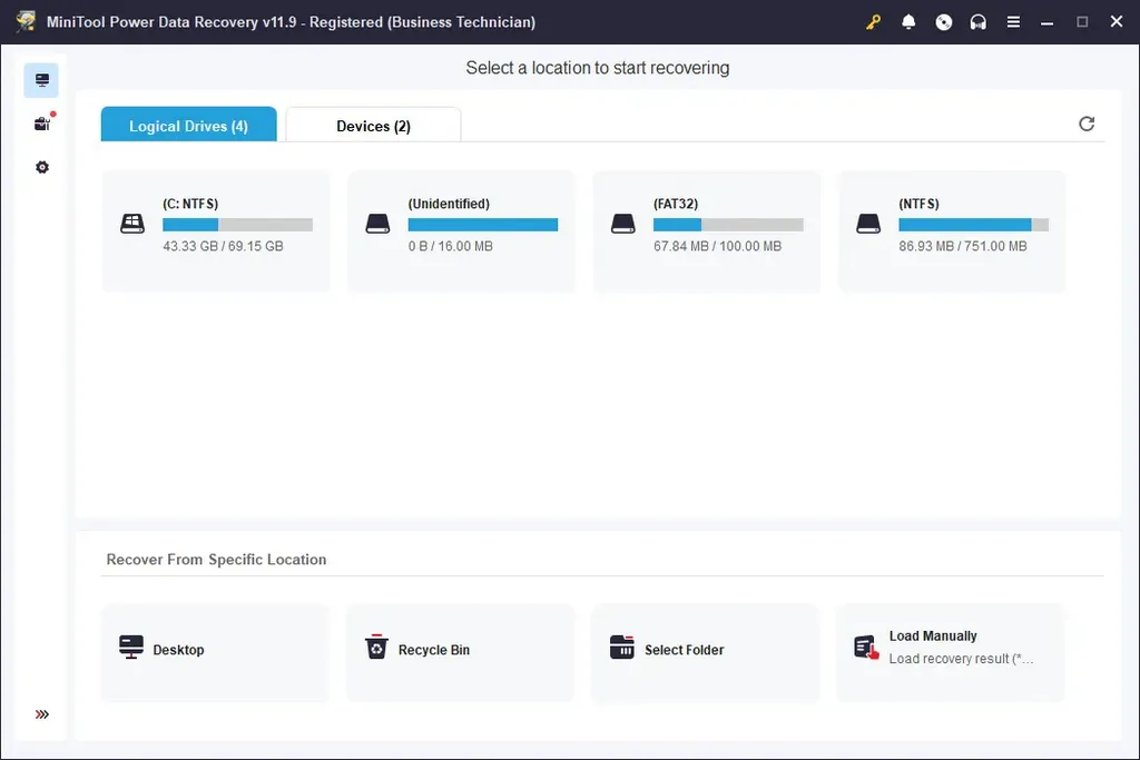 MiniTool Power Data Recovery
