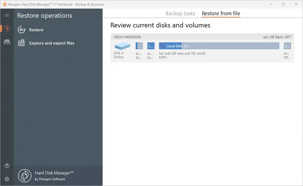 Paragon Hard Disk Manager 2