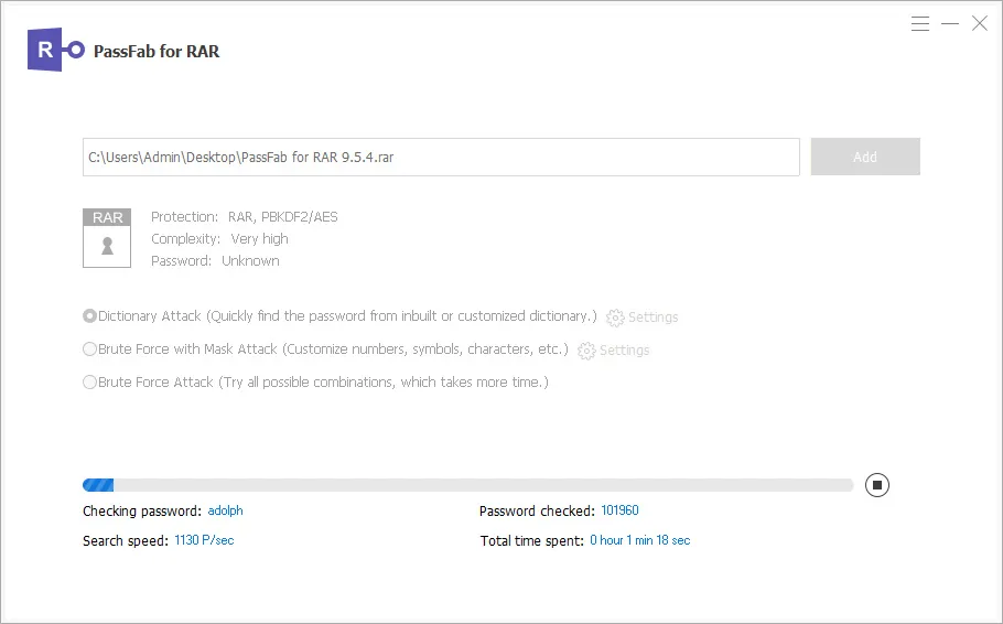 PassFab for RAR 1