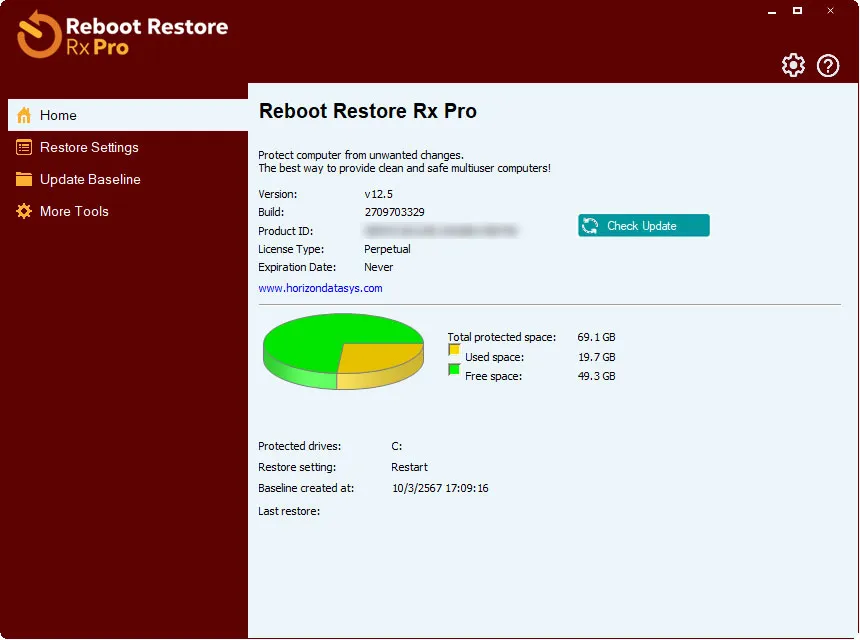 Reboot Restore Rx Pro Home