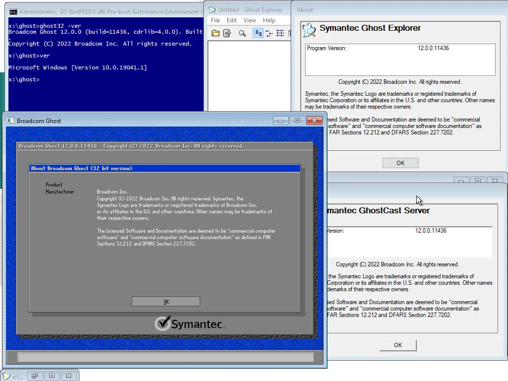 Symantec Ghost Boot CD