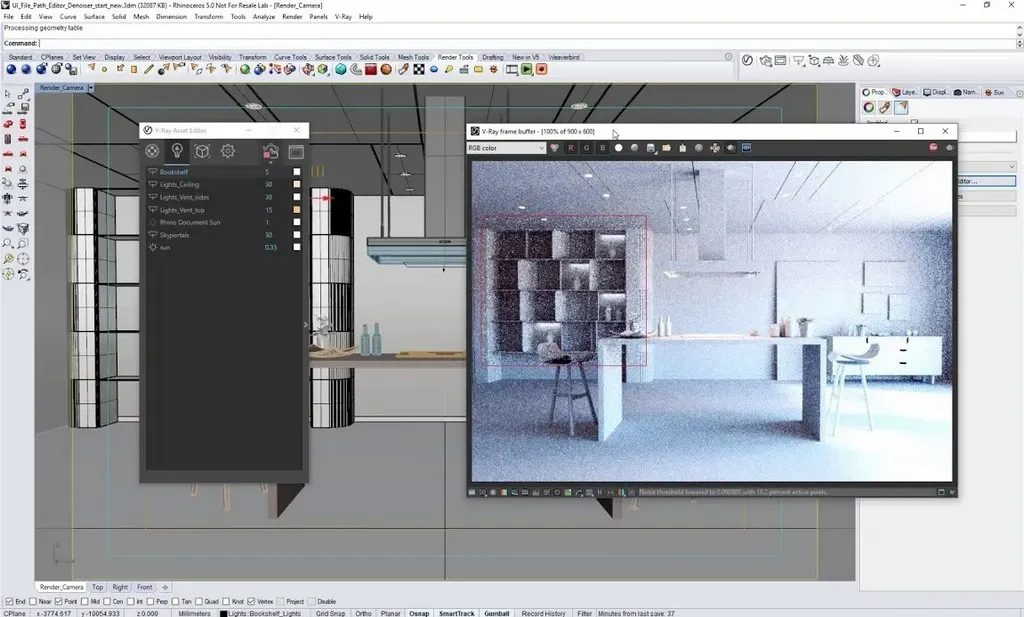 V Ray for Rhinoceros