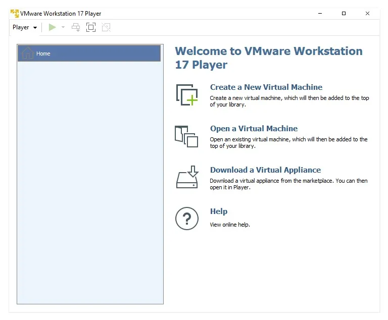 VMware Workstation Player