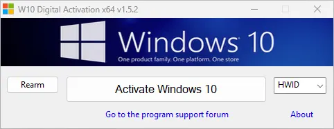 W10 Digital Activation
