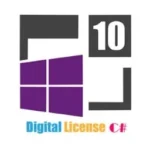 W10 Digital License C Logo