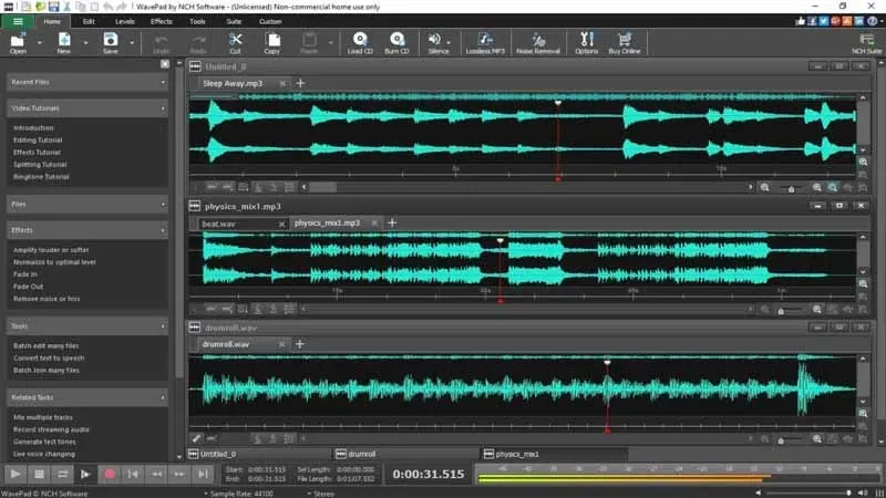 Wavepad Sound Editor
