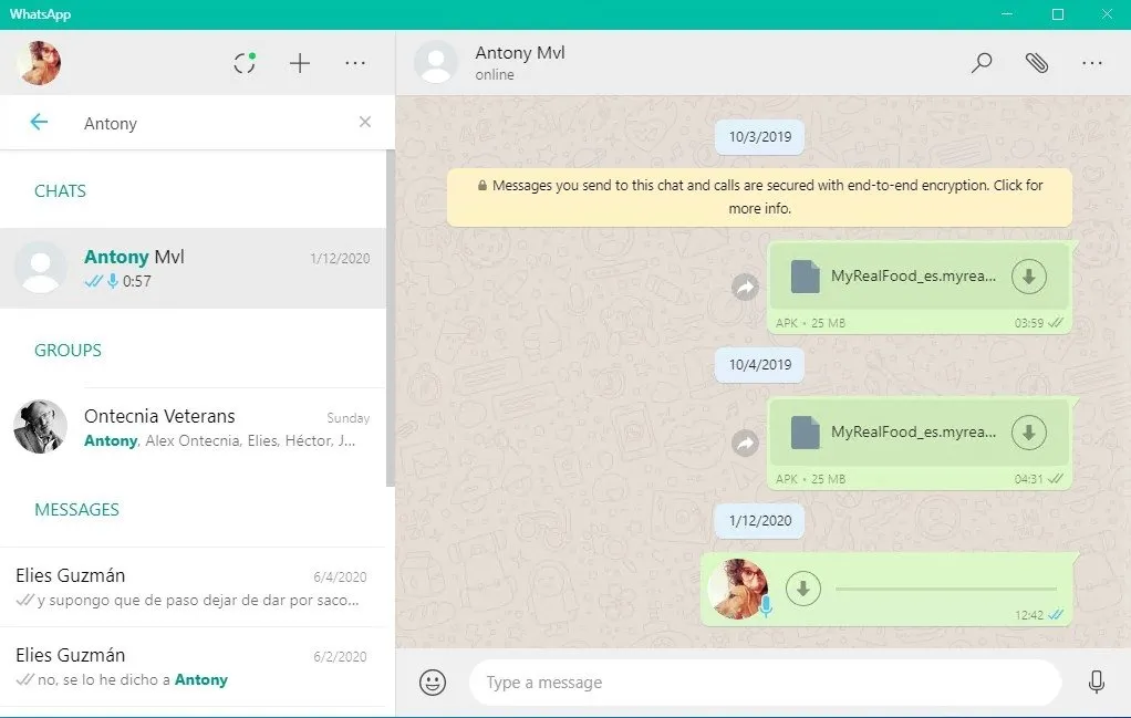 WhatsApp Desktop