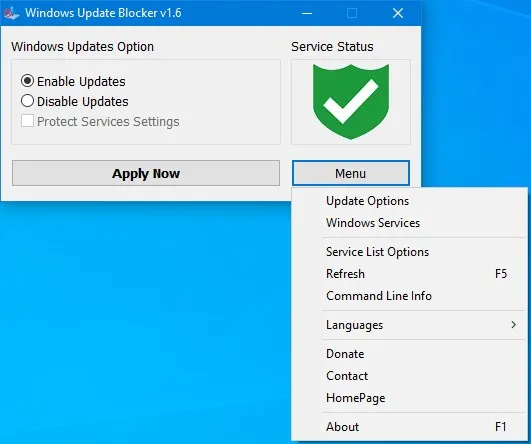 Windows Update Blocker 2