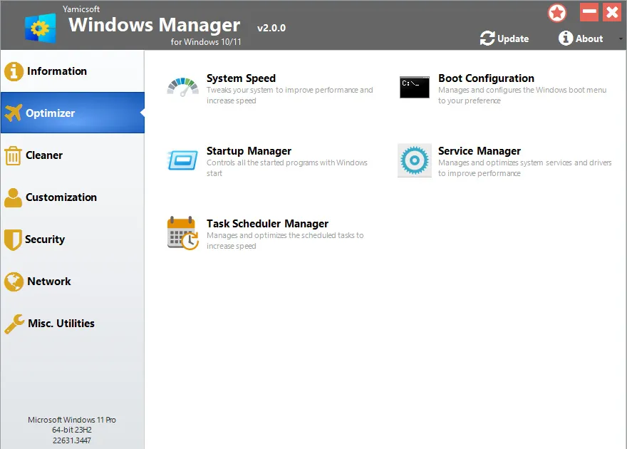 Yamicsoft Windows Manager 2