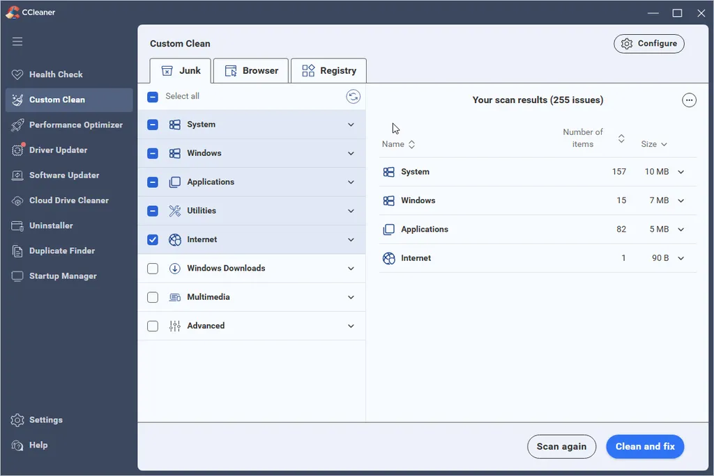 CCleaner Pro Screenshot 2