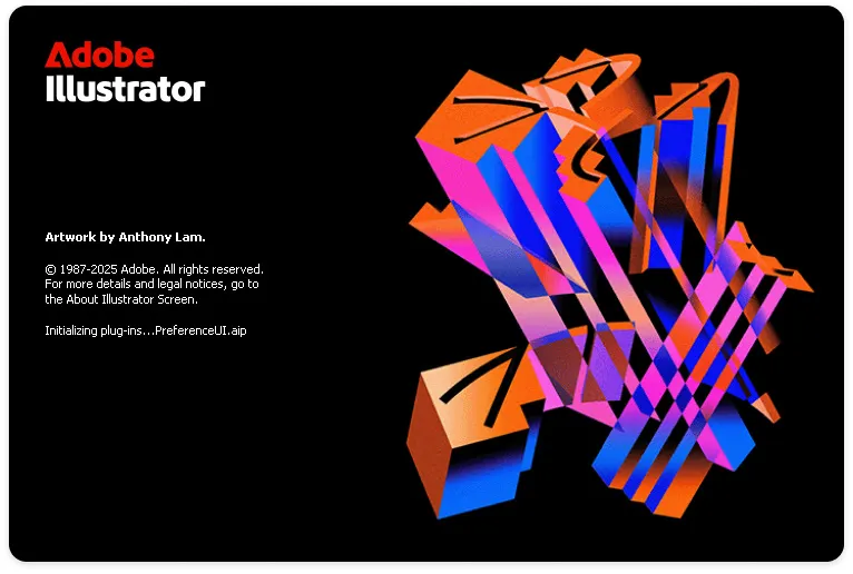 Adobe Illustrator 2026 Loading Screen