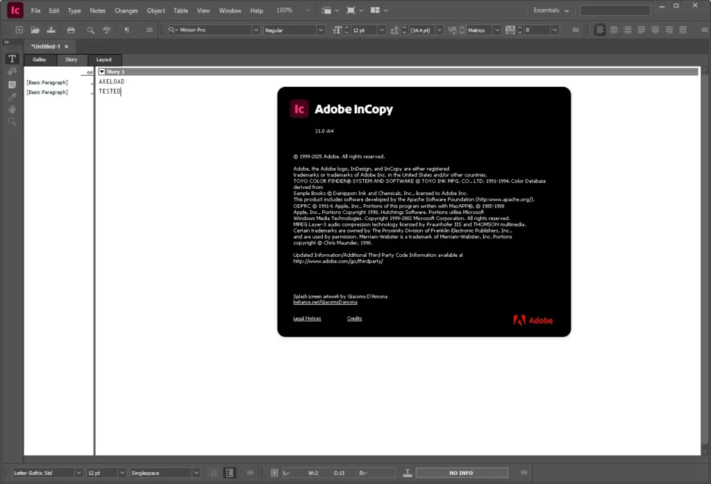 Adobe InCopy 2026