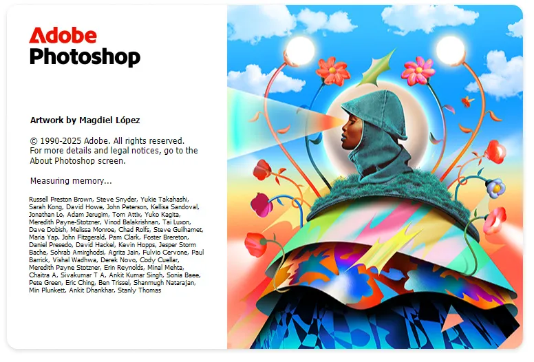 Adobe Photoshop 2026 Loading Screen