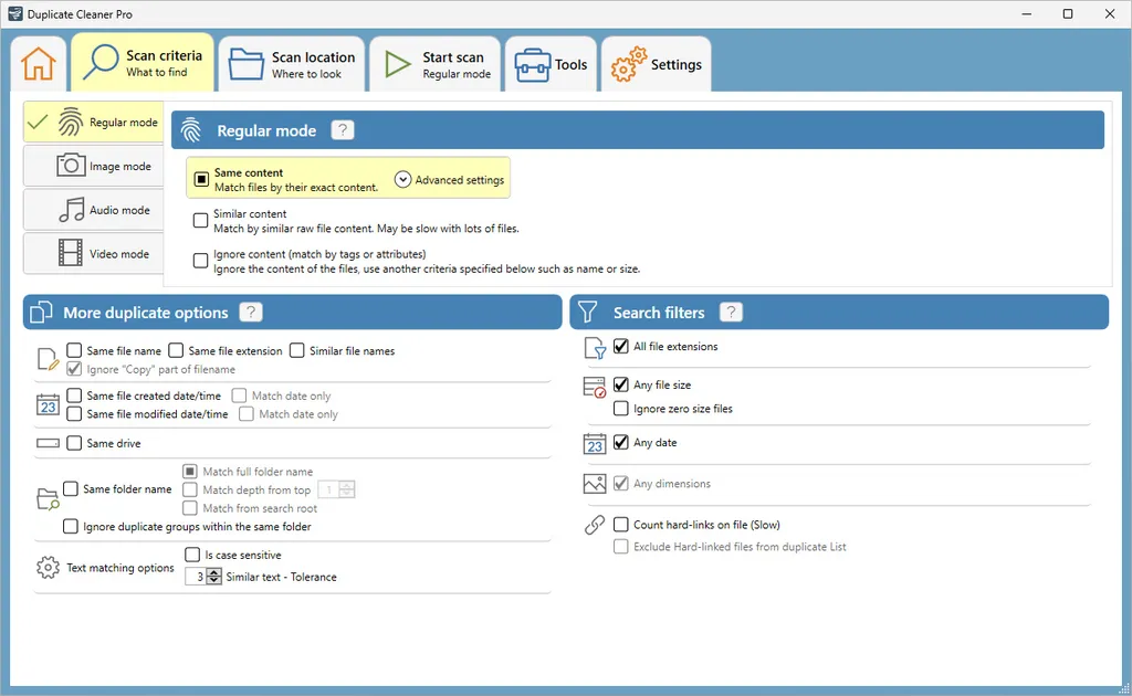 Duplicate Cleaner Pro 2 Screenshot
