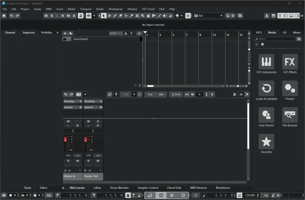 Steinberg Cubase Pro Screenshot