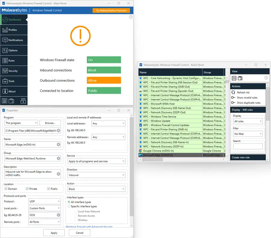 Windows Firewall Control