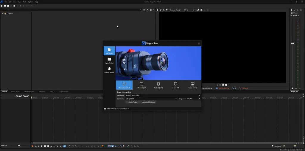 Boris FX VEGAS Pro 1 Screenshot