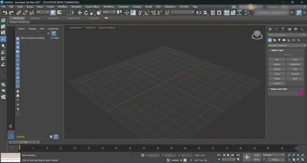 Autodesk 3ds Max 2027 Screenshot