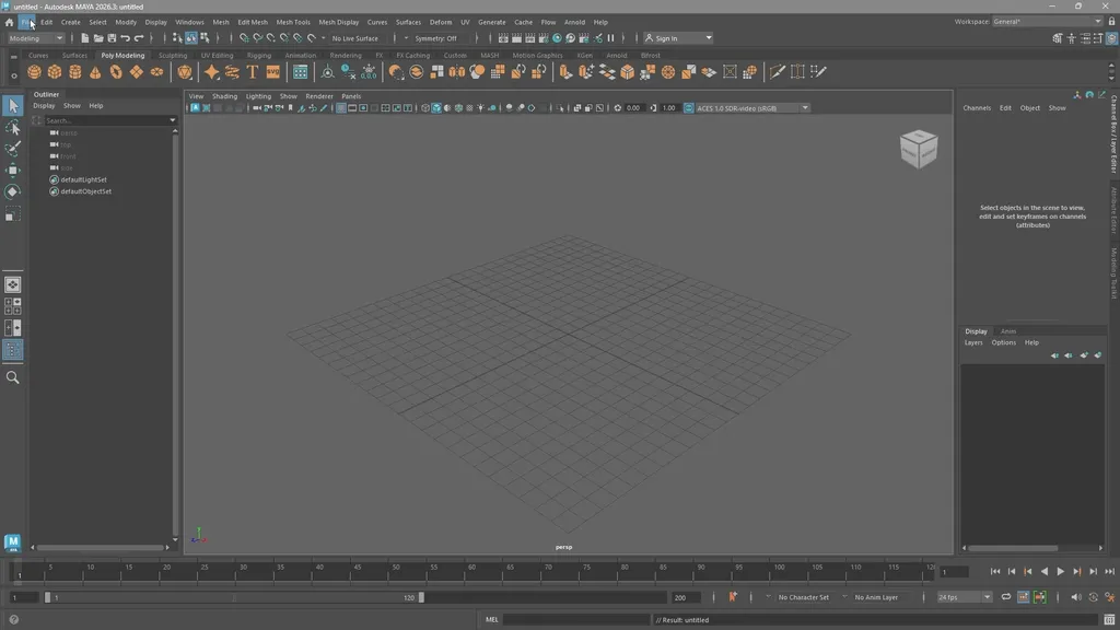 Autodesk Maya 2027 Screenshot
