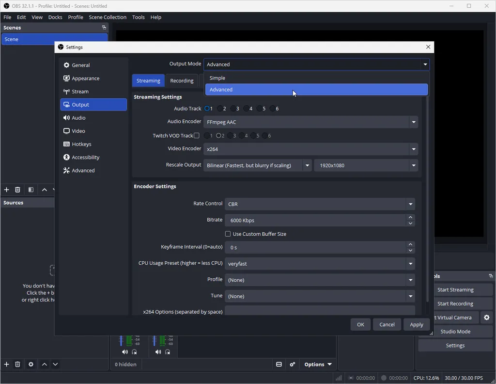 How to Setting OBS Studio 2