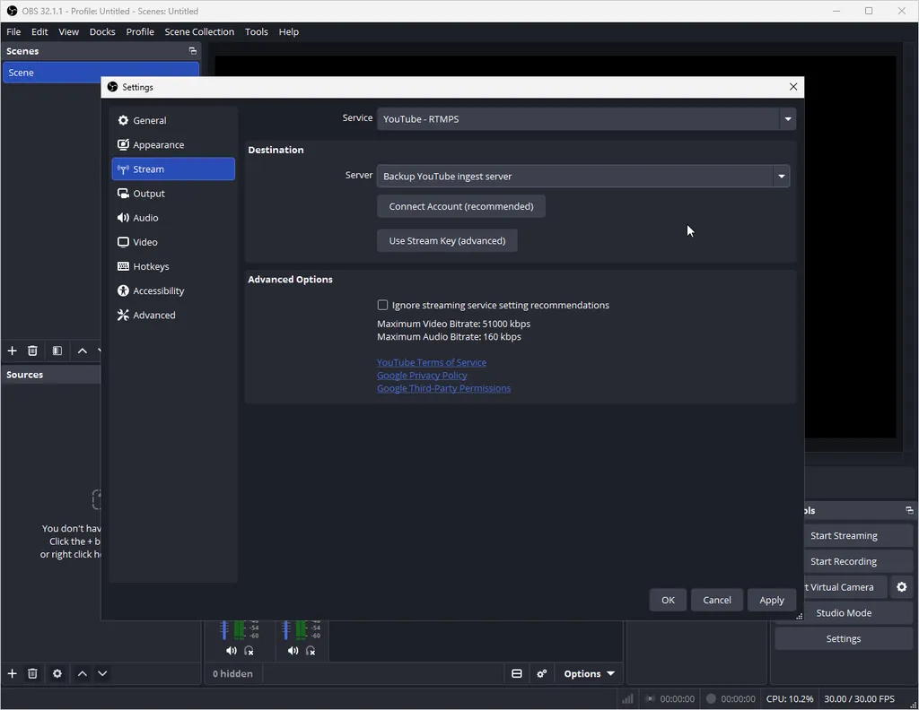 How to Setting OBS Studio 3