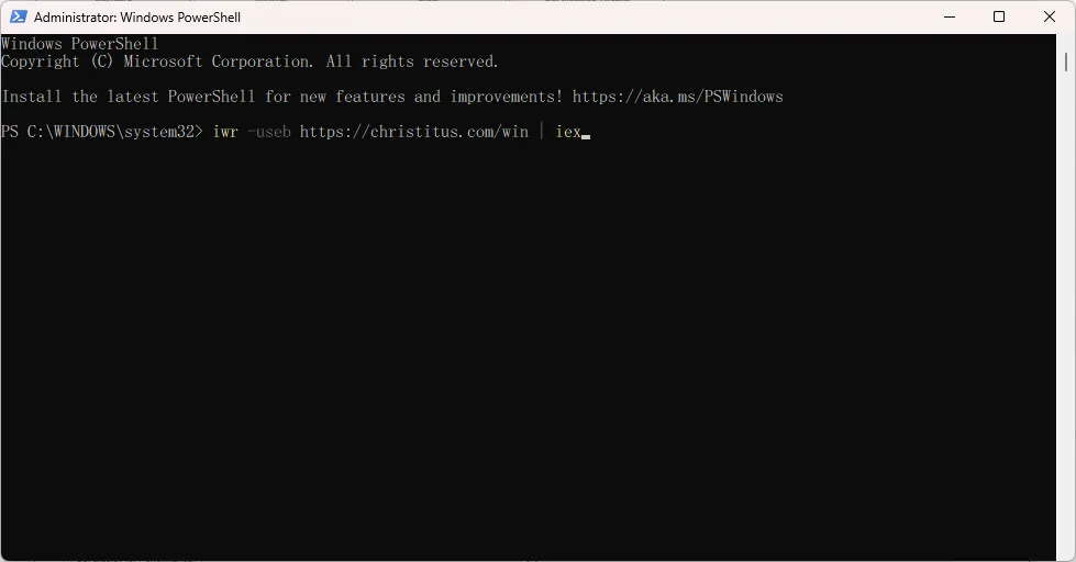 PowerShell Windows Utility