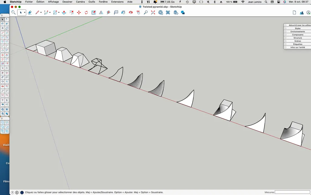 SketchUp Pro macOS Screenshot