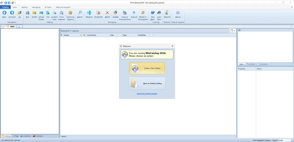 WinCatalog Screenshot