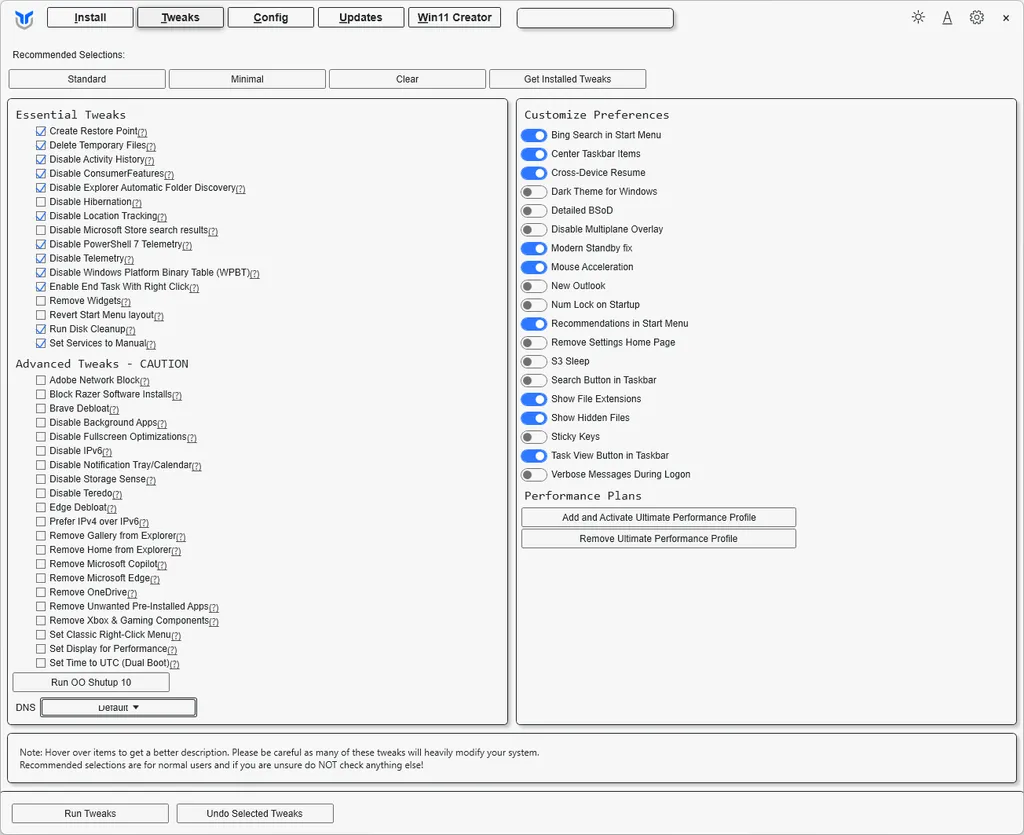 Windows Utility Chris Titus Tech