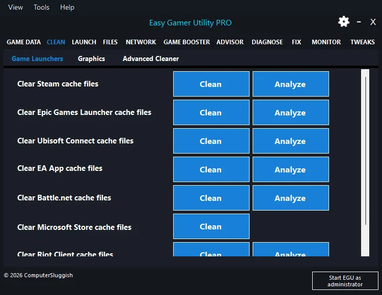 Easy Gamer Utility Pro 1 Screenshot