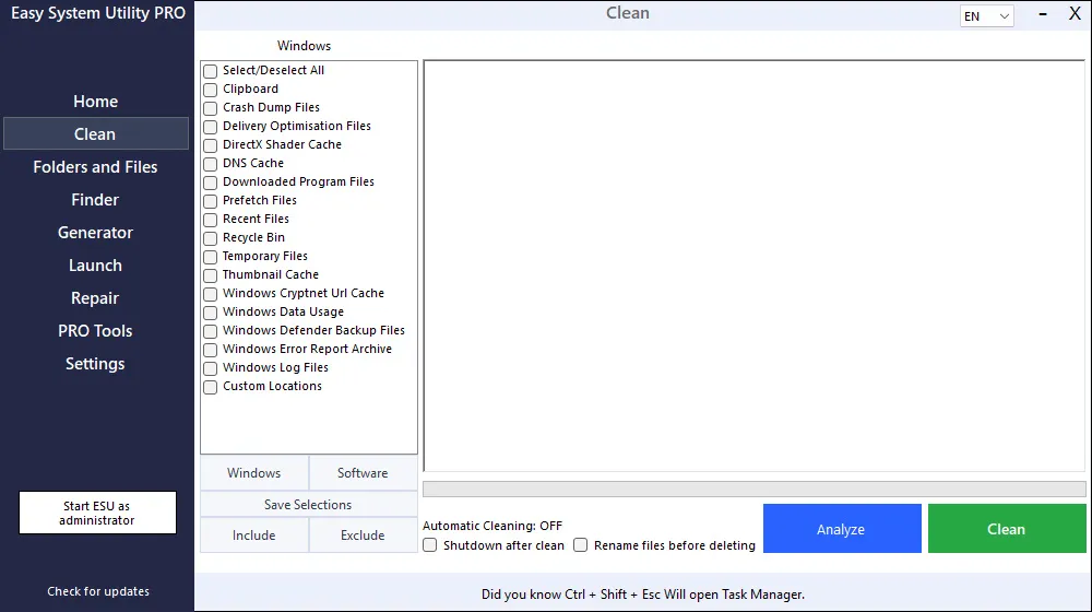 Easy System Utility Pro 1 Screenshot