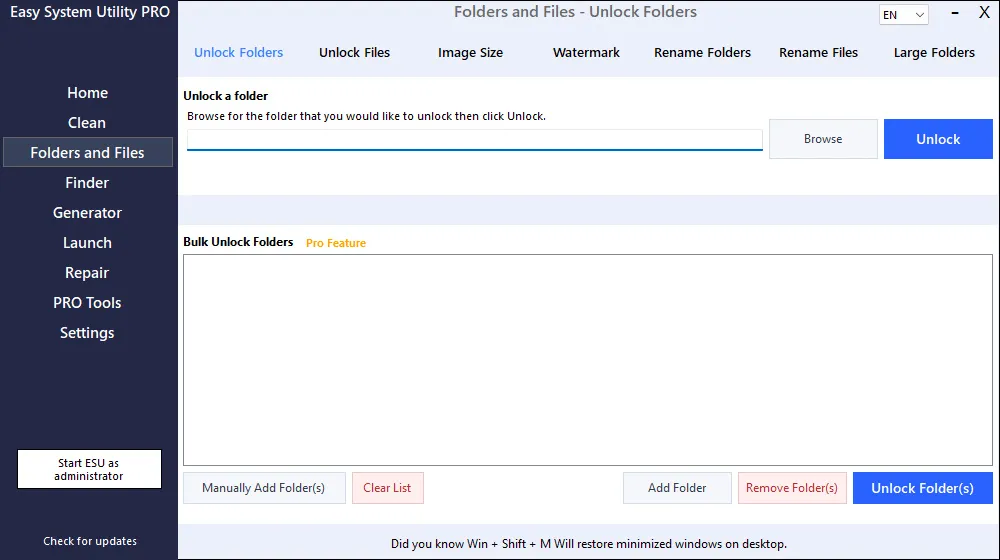 Easy System Utility Pro 2 Screenshot