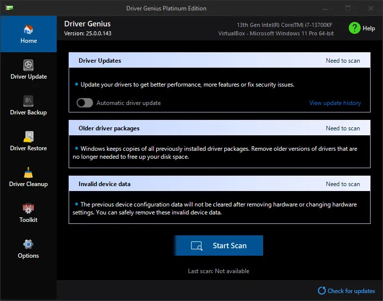 Driver Genius 1 Screenshot