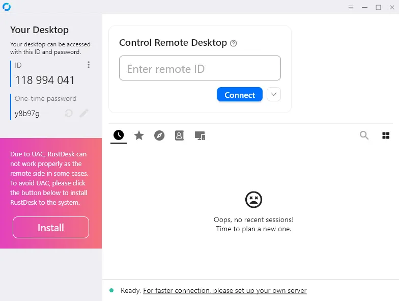 RustDesk Screenshot