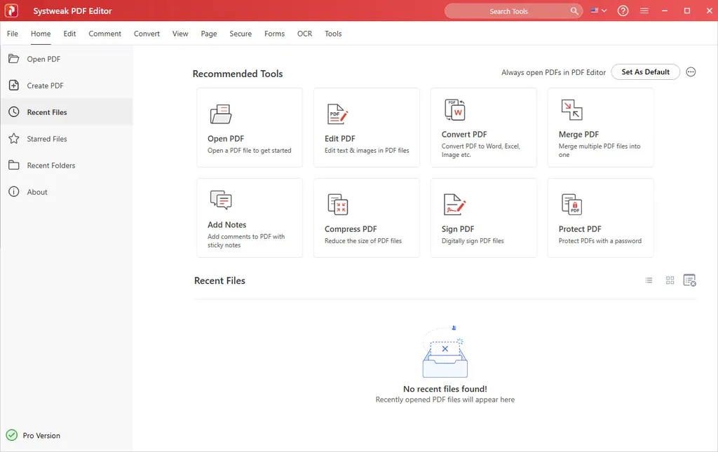 Systweak PDF Editor 1 Screenshot