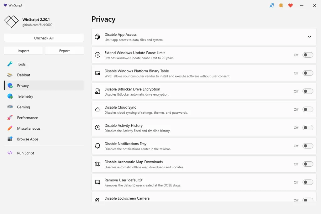 WinScript 3 Screenshot