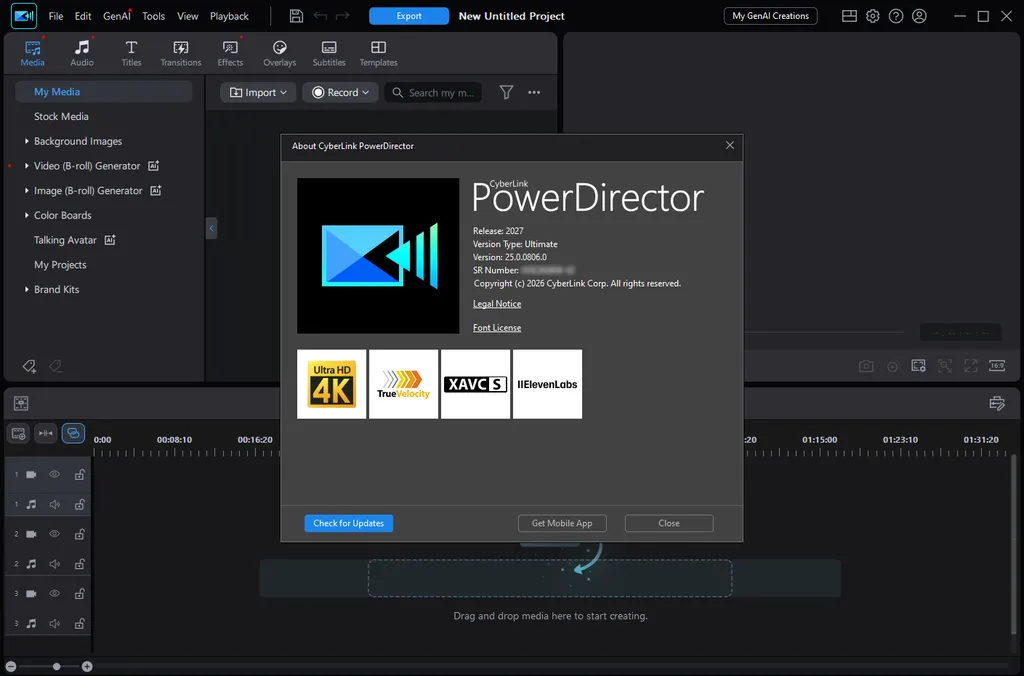 ดาวน์โหลด CyberLink PowerDirector 2027 โปรแกรมตัดต่อวิดีโอ ภาพที่ 2