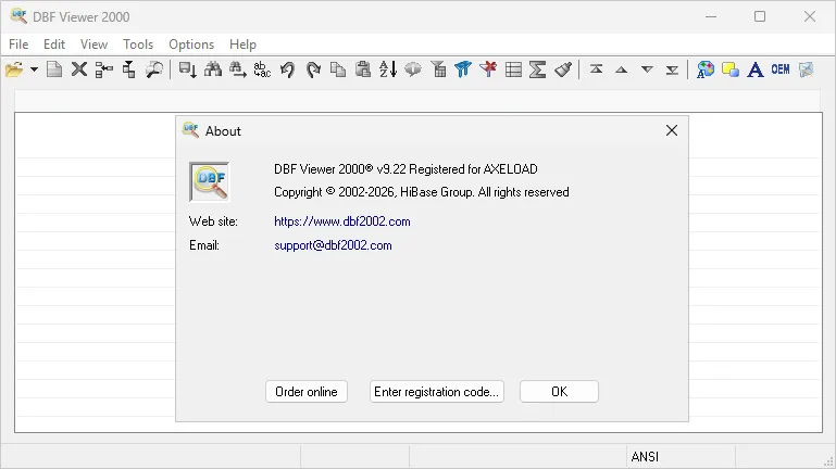 DBF Viewer 2000 Screenshot