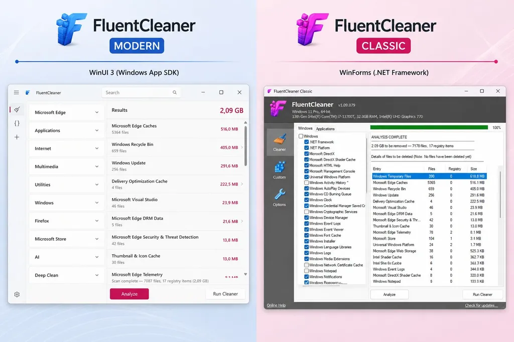 ดาวน์โหลด FluentCleaner ฟรี โปรแกรมลบไฟล์ขยะ Windows 11 ภาพที่ 3