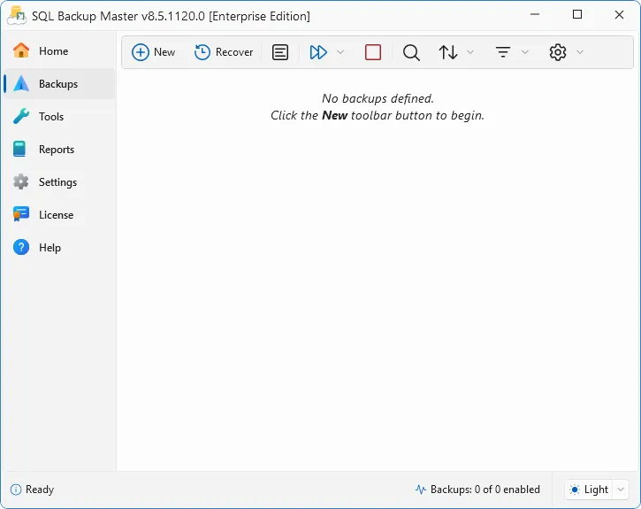 SQL Backup Master 3 Screenshot
