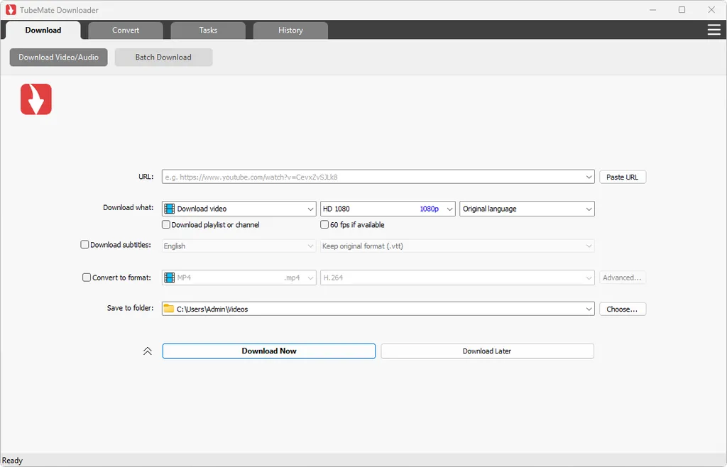 ดาวน์โหลด TubeMate Downloader ภาพที่ 1